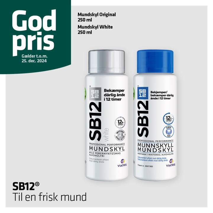 Herning Løve Apotek præsenterer: Effektiv mundskyl mod dårlig ånde i 12 timer