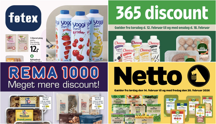 Tilbud på Cheasy yoghurt til 10 kr. og økologiske gulerødder til 8 kr. i Helsingør