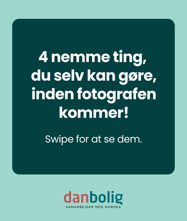 Danbolig Randers deler fire tips til bedre fotos ved boligsalg