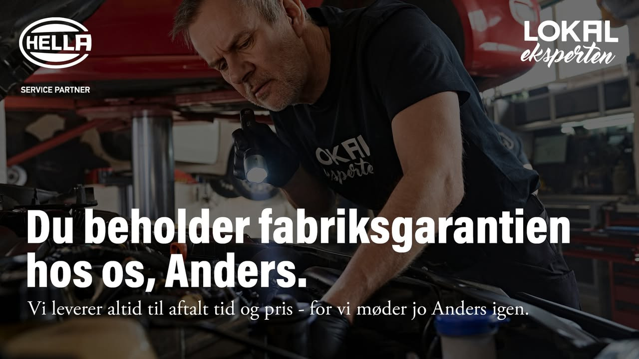 Vesterkjær Auto bekræfter: Du mister ikke garantien ved service hos os