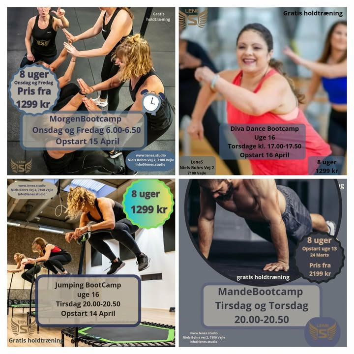 LeneS tilbyder nye bootcamps for at kickstarte din træningsrutine