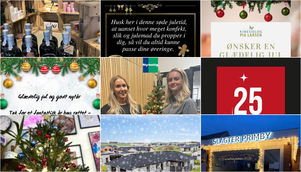 Nyt fra Kinesiolog - Pia, Min Købmand Øster Bjerregrav , HINSHØJ CARVAN og 21 andre