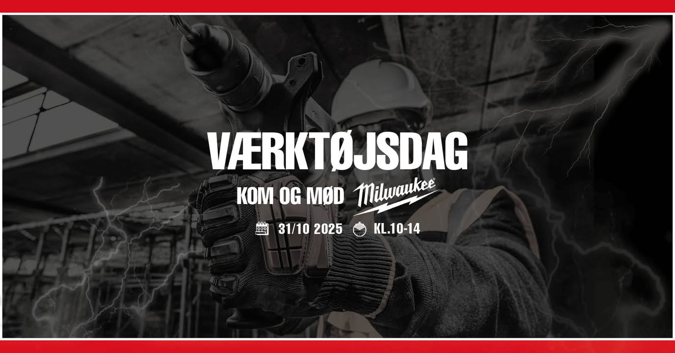 HH Trælast & Byggecenter A/S inviterer til lys- og værktøjsdag med kaffe og kage