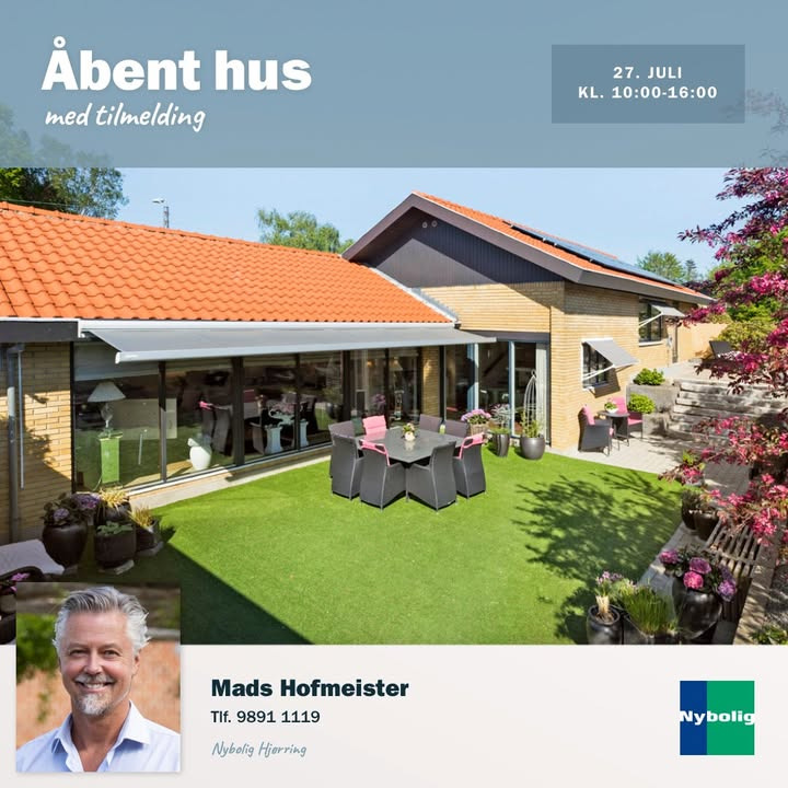 Nybolig Hjørring v/Morten Hove inviterer til åbent hus i Gudekvarteret