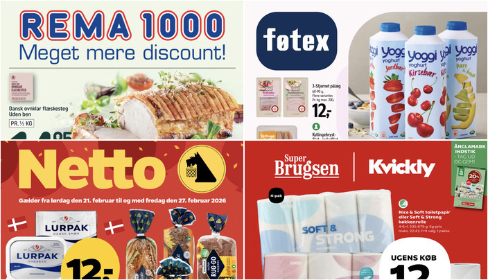 Nordthy tun til kun 5 kr. og økologiske danske gulerødder til 8 kr. - se de fantastiske tilbud i Ebeltoft