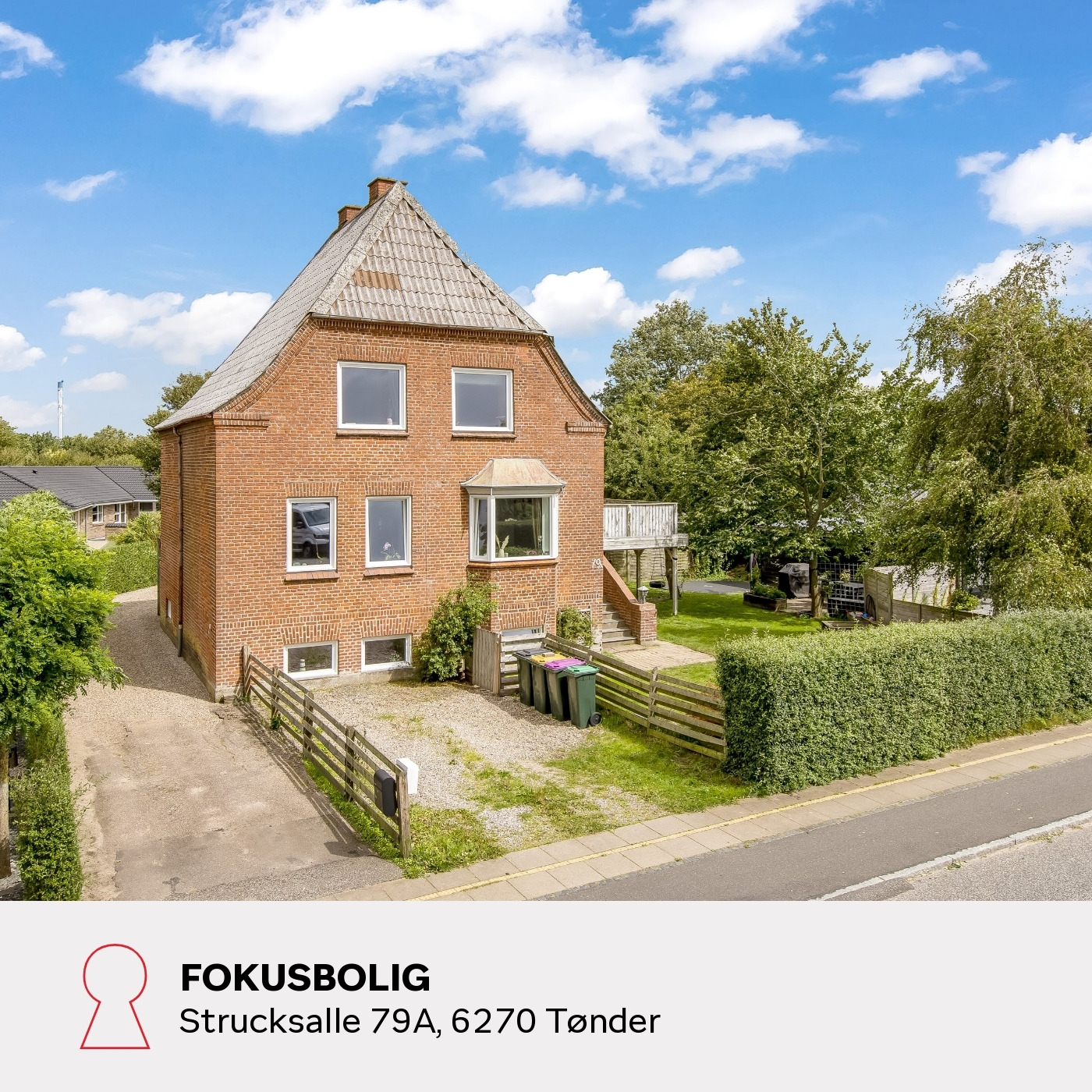 Charmerende murermestervilla til salg i hjertet af Tønder hos HOME TØNDER