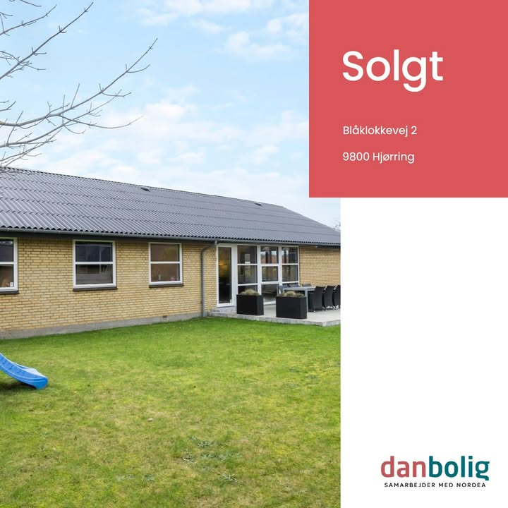 Danbolig Hjørring sælger hus på Blåklokkevej 2 på kun 7 uger