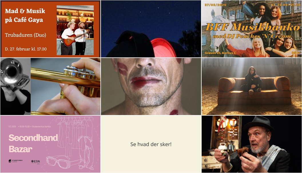 Udforsk Aarhus i weekenden: Musik, astronomi og secondhand fund