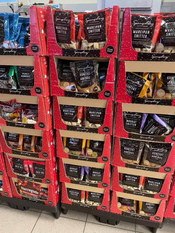 Få Spangsberg juleslik til under halv pris hos SPAR Nørrebro Hjørring