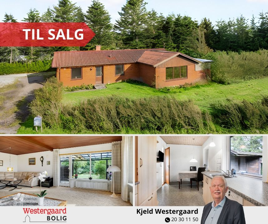 Westergaard Bolig tilbyder vinkelvilla i idylliske omgivelser for kr. 498.000