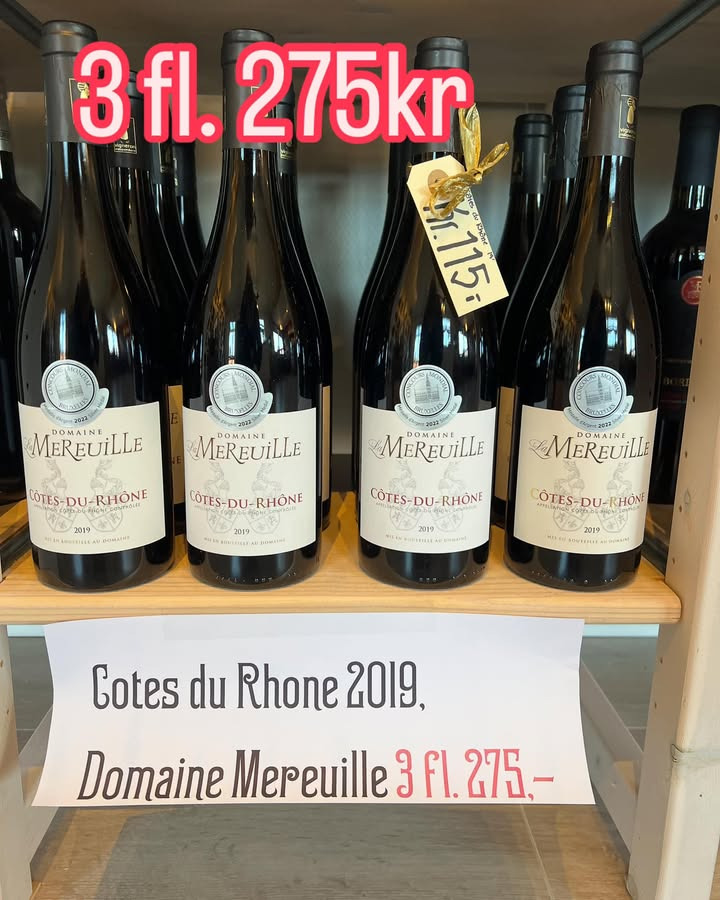 Kunderne strømmer til for Domaine Mereuille hos Den gode vino