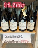 Kunderne strømmer til for Domaine Mereuille hos Den gode vino