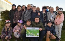 2. A fra Blicherskolen vinder cykelpræmie