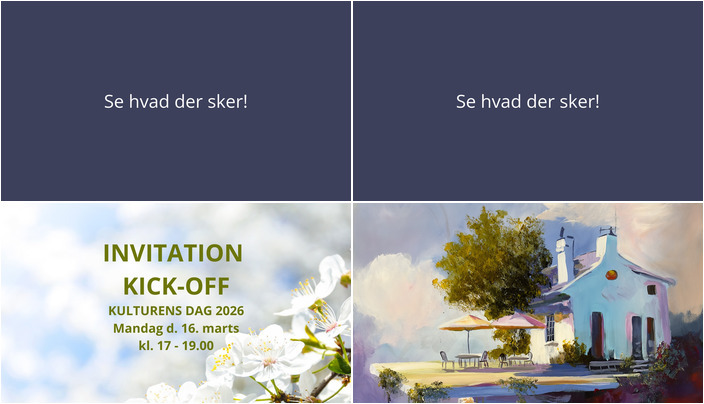 Kulturelt kick-off og kunstudstilling: Se hvad der sker i Hørning i den kommende uge