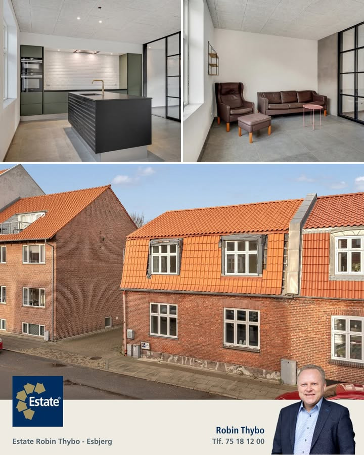 Istandsatte New Yorker-byhuse til salg i hjertet af Esbjerg