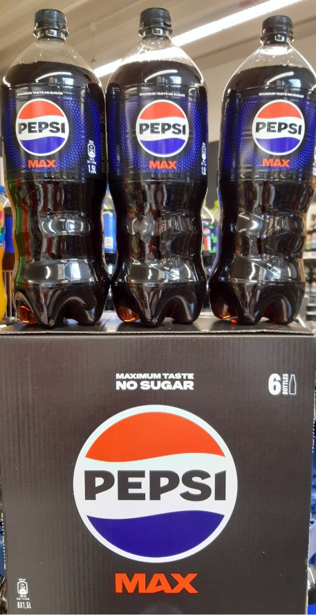 Meny Randers tilbyder 6 x 1,5 liter Pepsi Max til 60 kr.