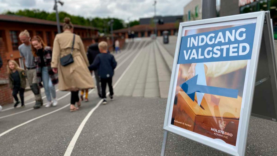 Valgstederne er åbne i Holstebro Kommune – stem til klokken 20 og vær med til at fejre demokratiet