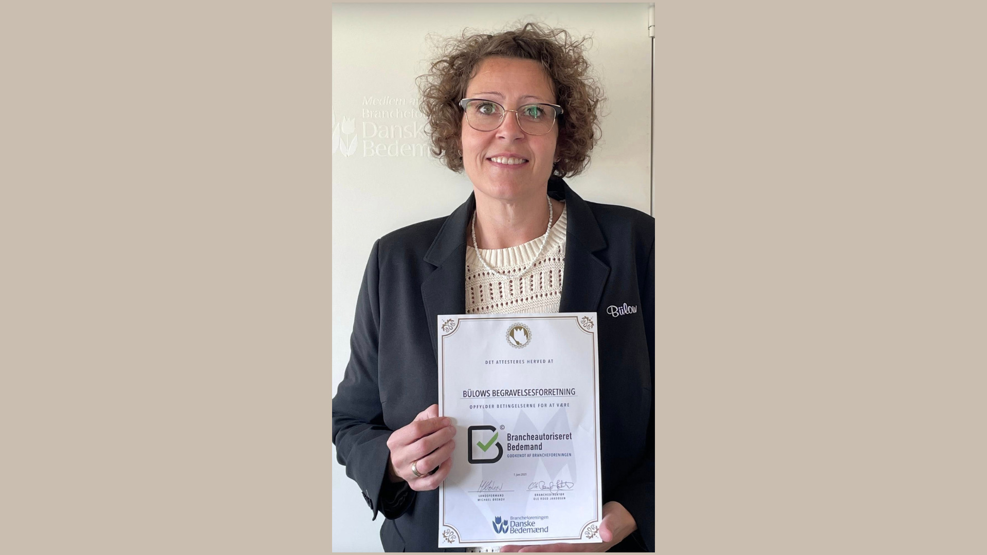 Bülows Begravelsesforretning er selvfølgelig medlem af Brancheforeningen Danske Bedemænd 🌷