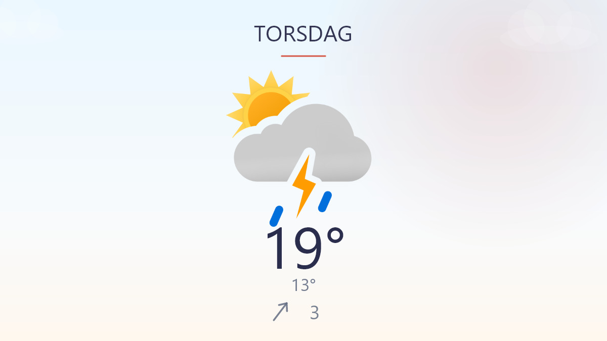 Mild dag med let kant i luften