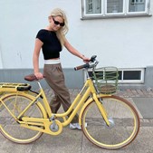 Specialisten v/Jonas Stokbro Thomsen præsenterer kampagnetilbud på Norden Ellinor elcykler