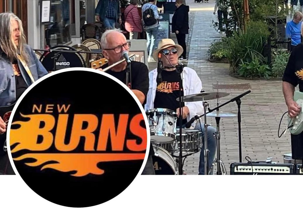 New Burns spiller blues rock i gårdhaven hos City Caféen v/Kristian Wittenkamp snart