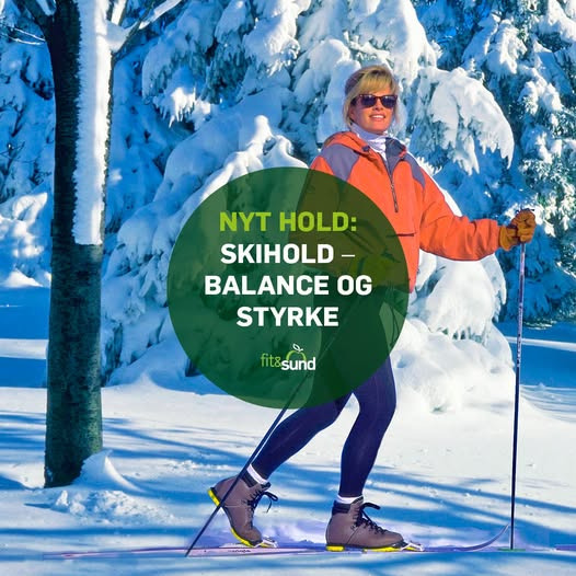 Fit&Sund Risskov tilbyder skihold med balance og styrke fra 2. november