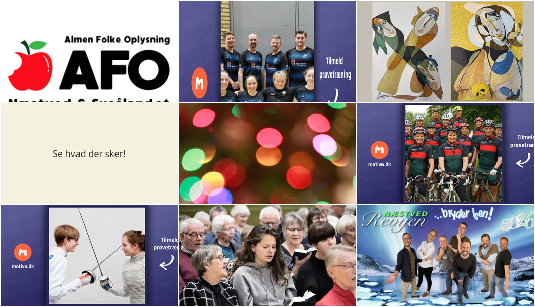 Oplev spændende arrangementer i Næstved i den kommende uge