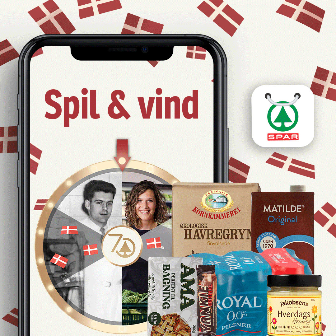 SPAR SKALLERUP A/S fejrer 70 år med konkurrence i SPAR SAMMEN appen