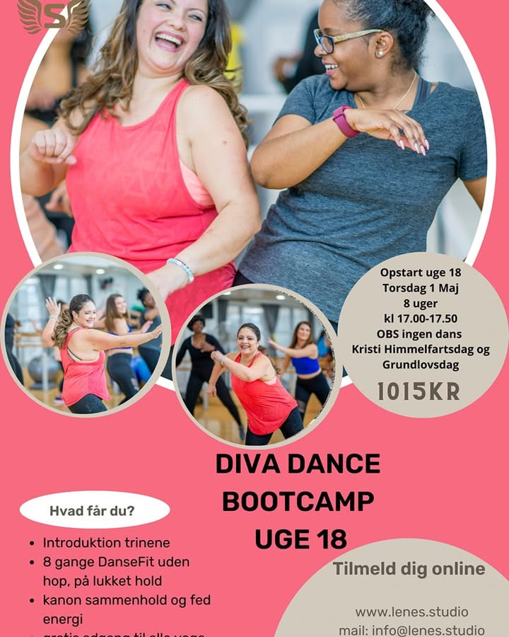 LeneS inviterer til DIVA Dance Bootcamp for alle kroppstyper og niveauer
