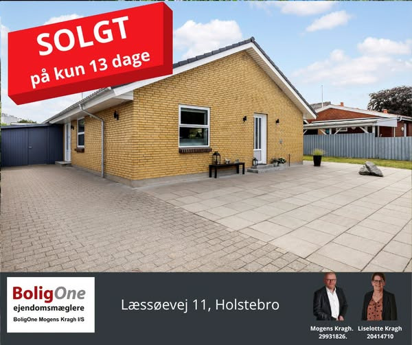 BoligOne Mogens Kragh I/S har solgt bolig på Læssøevej på kun 13 dage