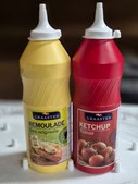 SPAR Nørrebro Hjørring tilbyder Graasten remoulade eller ketchup til tilbudspris