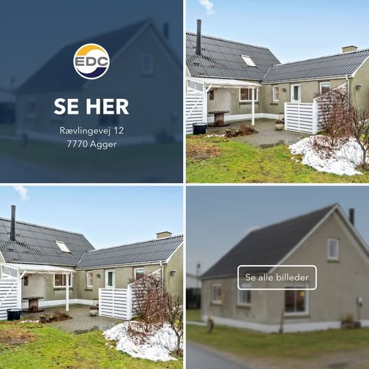 EDC Hurup Thy inviterer til fremvisning af hyggeligt fiskerhus 650 m fra stranden