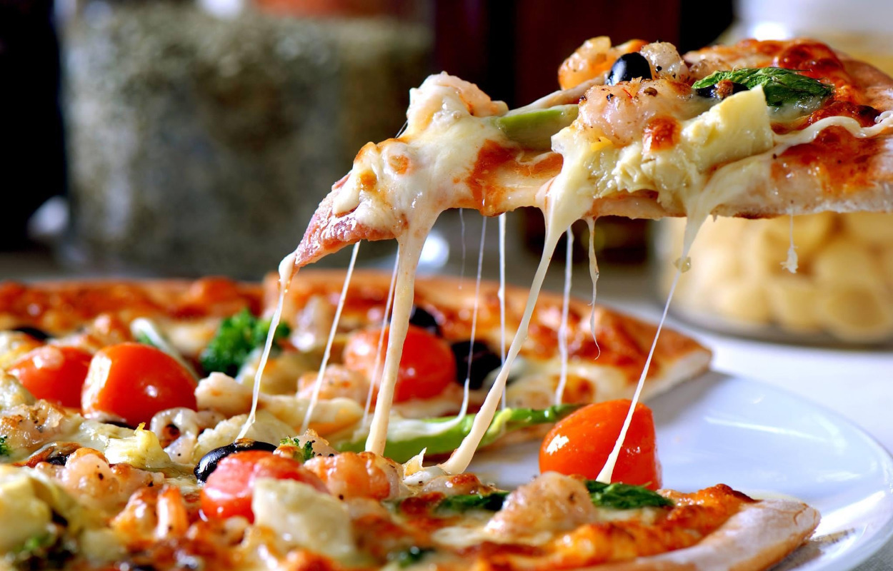 Prøv en nummer 7 hos San Remo: En vegetarpizza fuld af smag