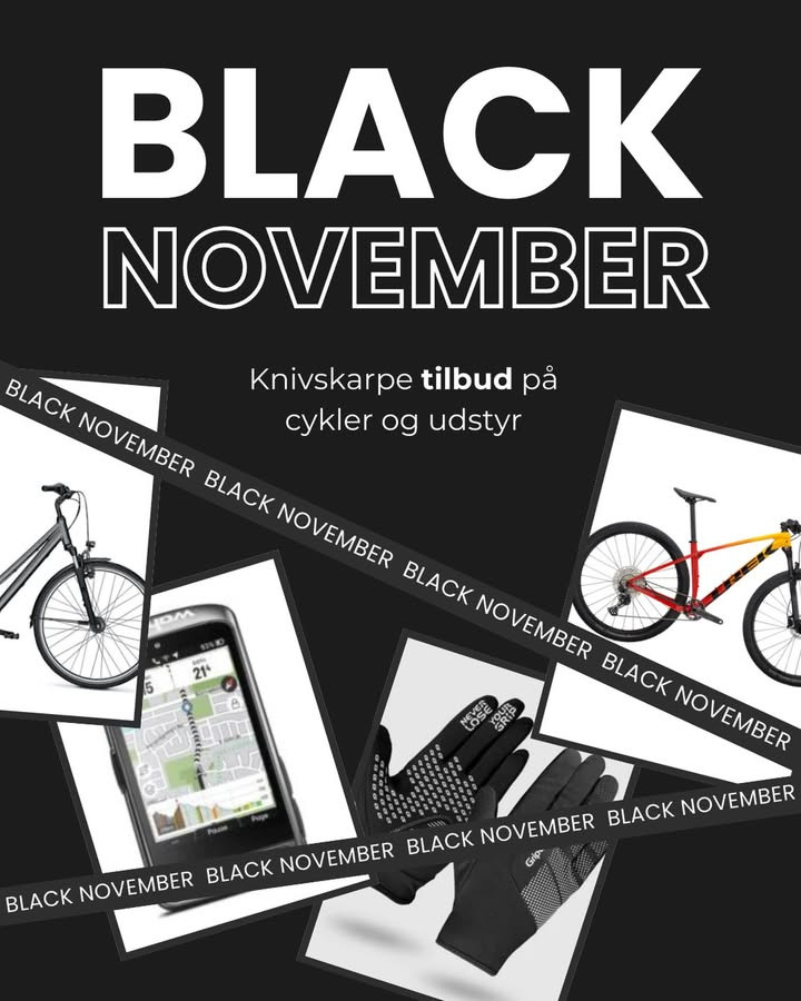 Birks Bike Shop ApS lancerer vanvittige tilbud til Black Week både online og i butikken