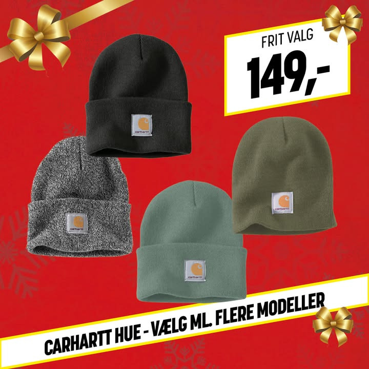 Carhartt-produkter hos XL Byg Tømmergaarden Hals: Huer, caps og mere til attraktive priser