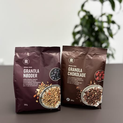 REMA 1000 Halgårdvej lancerer ny granola i to lækre varianter