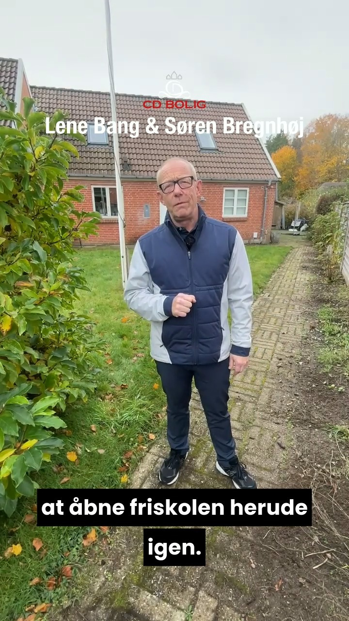 Indbydende rækkehus med nem have til salg hos CD Bolig - Lene Bang & Søren Bregnhøj i Linå