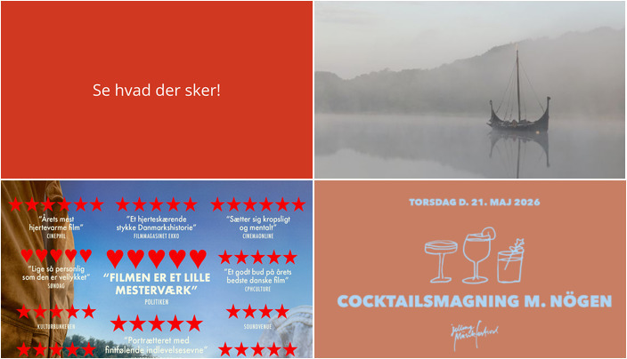 Sejlads i vikingeskib, filmoplevelse og eksklusiv cocktailsmagning – det sker i Jelling!