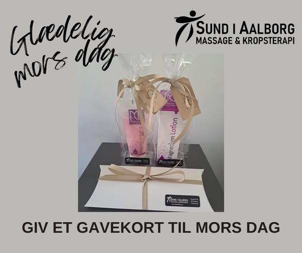 Forkæl mor med gavekort og magnesiumprodukter fra Sund i Aalborg på mors dag