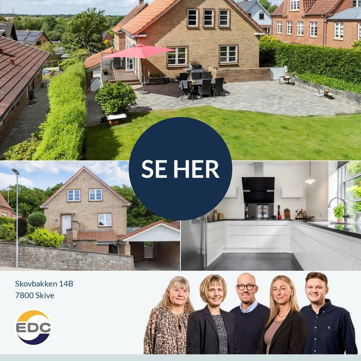 Sjældent udbudt murermestervilla ved skoven fra EDC Skive I/S