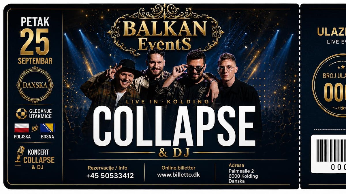Disco-feber med Collapse band i Kolding