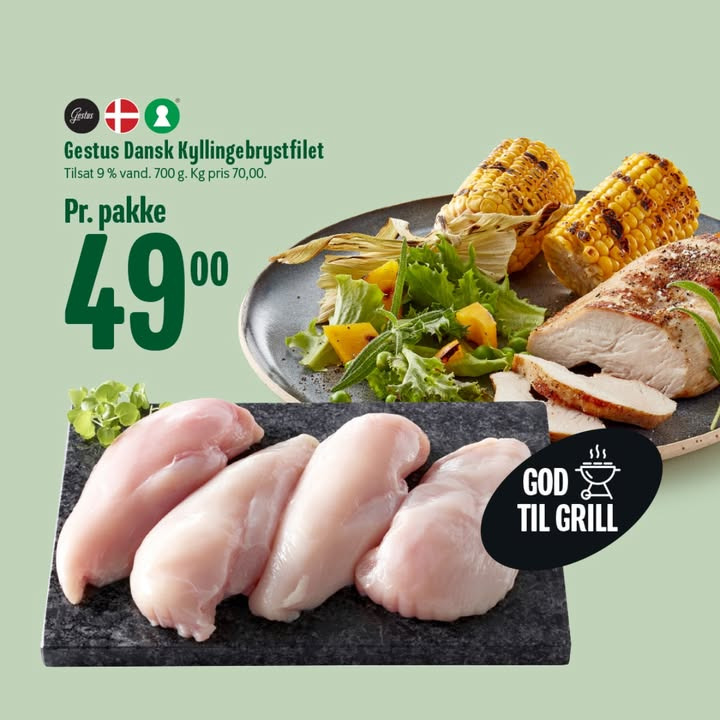 Min Købmand, Nim giver tips til saftigt grillet kyllingebryst