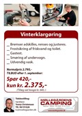 Møllegårdens Camping tilbyder vinterklargøring af campingvogne til fordelagtig pris