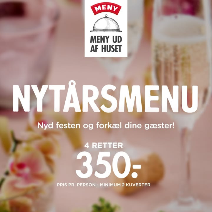 Meny Randers tilbyder nem og stilfuld nytårsmenu med fire retter
