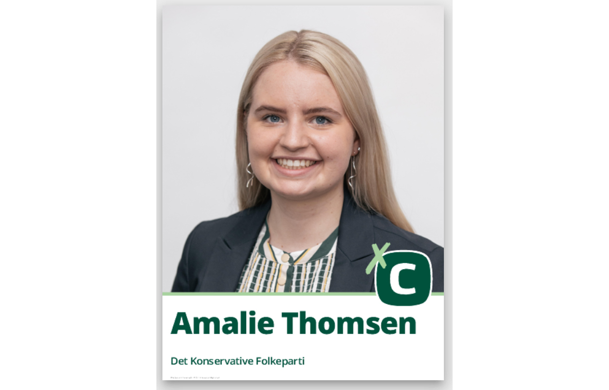 Amalie Thomsen stiller op for Konservative