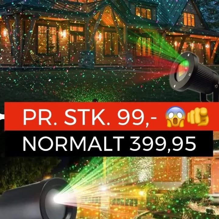 Midtjysk blomstermarked: Skarpt tilbud på Lumineo laser projector kun i dag