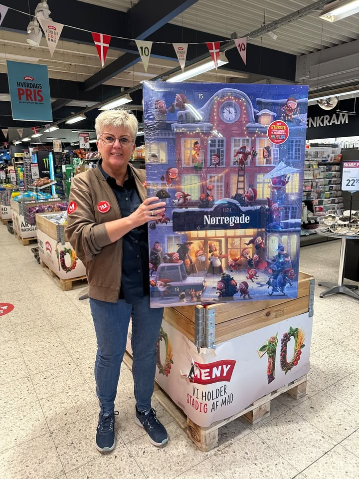 MENY Gl. Skagensvej tilbyder begrænset antal af Spangsberg Nørregade store julekalender til specialpris