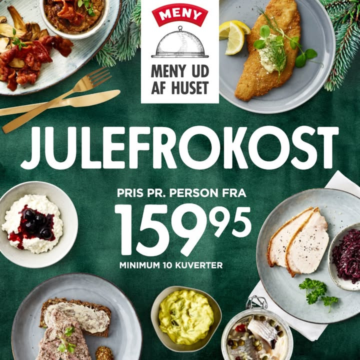 Meny Randers tilbyder klassisk julefrokostmenu til din fest