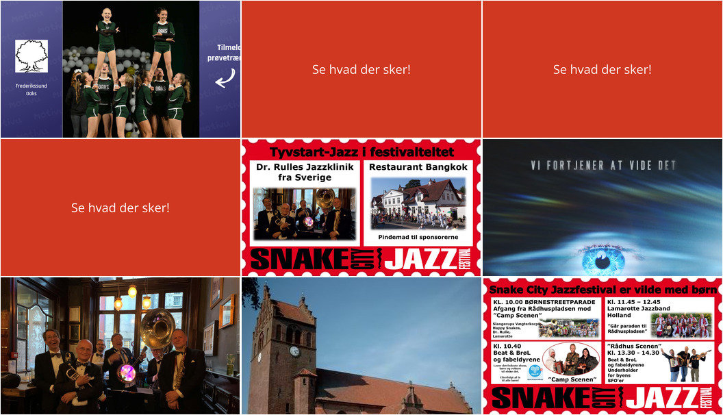 Spændende begivenheder i Slangerup: Fra cheerleading til jazz og filmvisninger