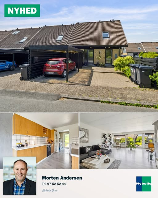 Nybolig Skive I/S præsenterer: Charmerende enderækkehus i familievenlig beliggenhed